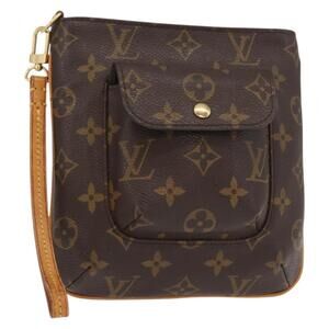 LOUIS VUITTON Monogram Partition Pouch M51901 LV Auth 156106